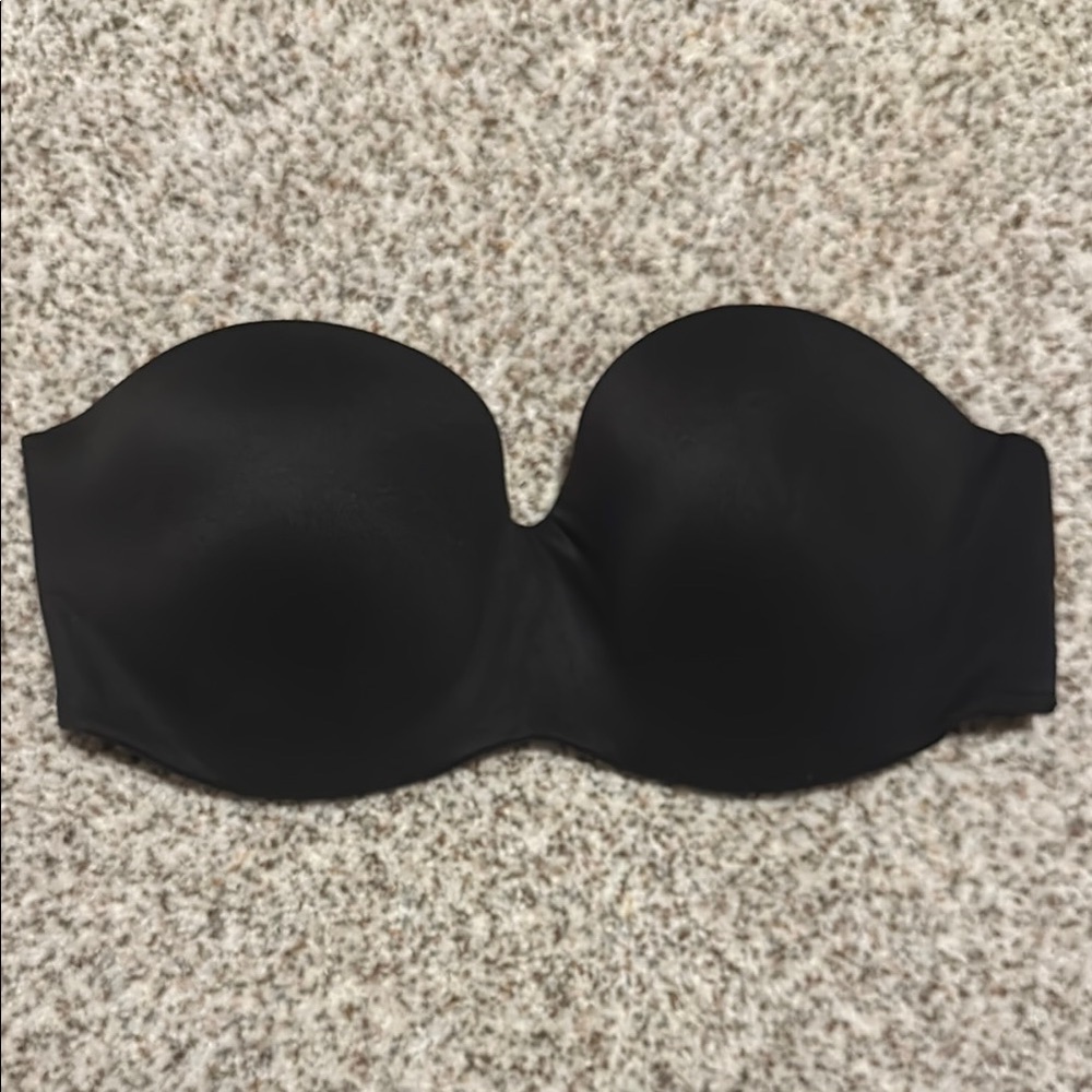 Victoria’s Secret Black Strapless Bra
